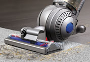 The Dyson Ball Multi Floor upright vacuum cleaner. Self-adjusting cleaner head with a powerful motorized brush bar.
