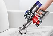 The Dyson V6 Absolute cordless vacuum cleaner. Mini motorized tool for tough tasks.  
