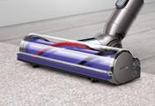 The Dyson V6 Motorhead cordless vacuum cleaner. Direct-drive cleaner head drives bristles deeper into the carpet to remove even more dirt.