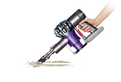 The Dyson V6 Trigger handheld vacuum cleaner. Lightweight and ergonomic. Only 3.4lbs with balanced weight distribution for easy handling.