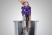The Dyson Ball Compact Animal upright vacuum cleaner. Hygienic bin emptying. Just push the button to release the dirt.