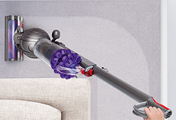 The Dyson Ball Compact Animal upright vacuum cleaner. Ball™ technology. Rides on a ball - steers easily into difficult places.
