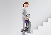 The Dyson Dyson Ball Compact Animal upright vacuum cleaner. Lightweight and compact. Weighs just 11.6 lbs. Engineered materials selected for their strength and durability.