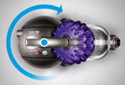 The Dyson Ball Compact Animal canister vacuum cleaner. Ball™ technology. Turns on the spot and follows you effortlessly around the home, without the awkward moves.