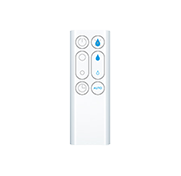 White remote control for Dyson Cool™ fans.