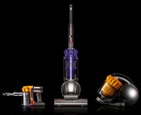 Image containing US specific Dyson vacuum cleaners