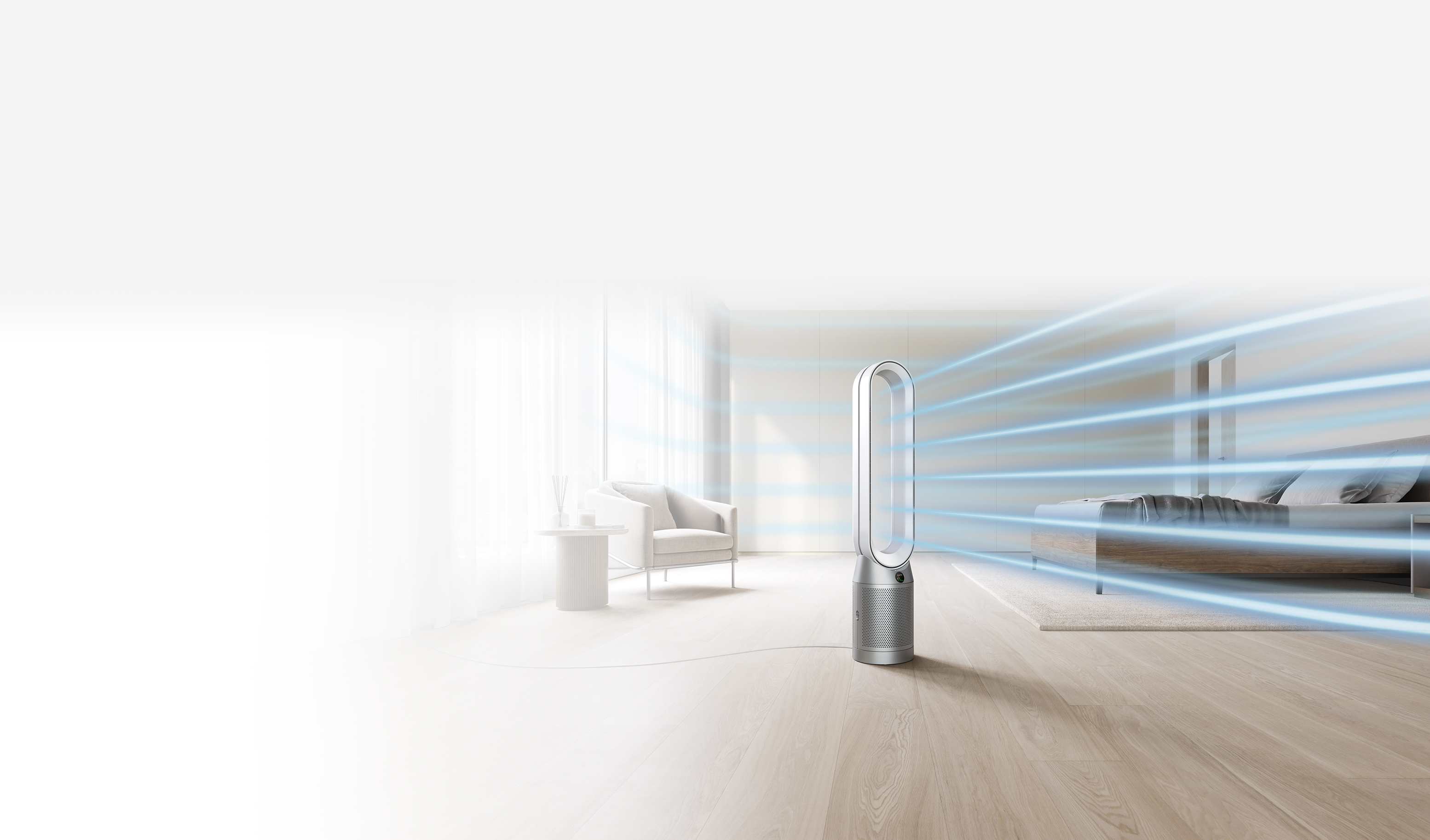Dyson purifier cool formaldehyde in a bedroom